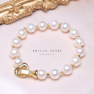 China 2021 new simple style ladies style creative baroque freshwater pearl bracelet gift for sale