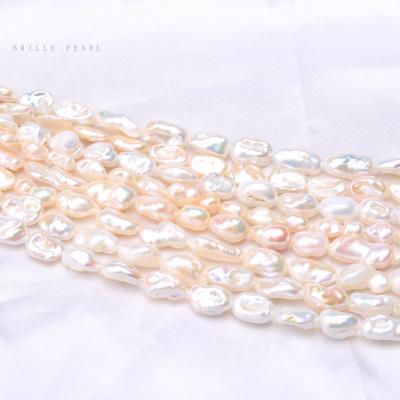 China Baroque Pearls Pearl 10-12mm Long Cultured Pearl String Freshwater Pearl Freshwater Pearl for sale