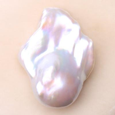 China Freshwater Pearl AAAA Grade Large Baroque Irregular Pearl Shaped DIY Pearl Loose Pearl White Baroque Loose Pendant Europe And America Dazzle Pearl for sale