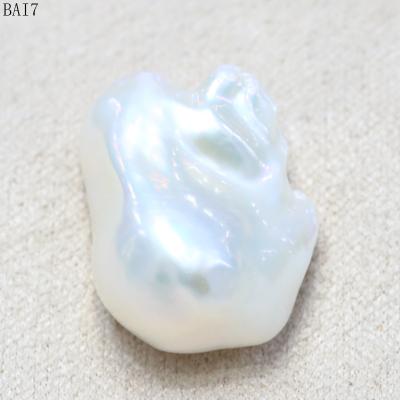 China Irregular White Pearl 18-19Mm Large Size Baroque Freshwater Pearl Loose Beads Natural Aquaculture Pearl Freshwater Pearls Wholesale Zhuji for sale