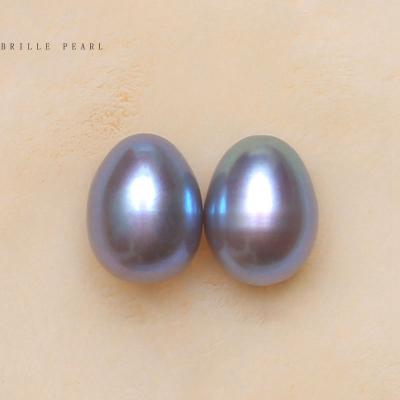 China Real Hemp Freshwater Color Water Pearl 5A 6MMFresh Unreal Color Drop Shape Pearl Pair Wholesale for sale