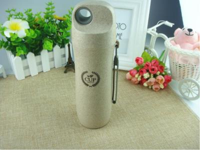 China 420ml Eco - Friendly Wheat Straw Mug Portable Water Bottles Biodegradable for sale