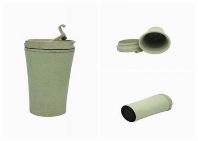 China Biodegradable Hot Cups FDA / LFGB , Anti Slip Wheaten BPA Free Water Bottles  for sale