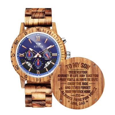 China Fashion\Custom Multi-Function Wooden Laser Watch Classic\Logo Watch Man Business\Sports Engraved Your Own LOGO Dropship for sale