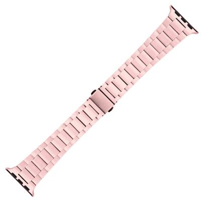 China Fashion Fashion Metal Sports Stainless Steel Strap For Apple Watch Band 45mm 41mm 44mm 40mm 38mm 42mm for sale