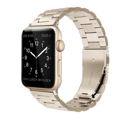 China Wholesale Popular 38mm 42mm Stainless Steel Wrist Watch For Apple Bands For Apple Watch With High Quality for sale