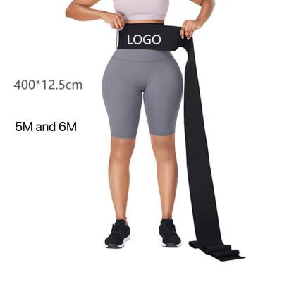 China Antibacterial Invisible Stomach Band Waist Wrap Training Belt Grab Me Up Bandage Trainer Tummy Wrap Waist Trainer Shaper for sale