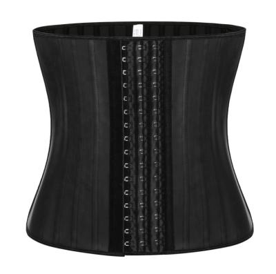 China Steel Compression Women Bustiers Corset 25 Bone Latex Waist Trainer Shaper For Weight Loss for sale