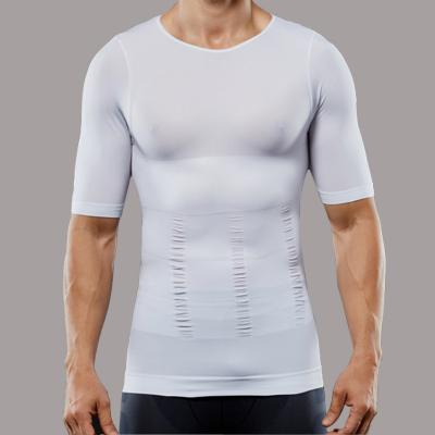 China QUICK DRY Men Slimming Body Shaper Compression Vest Underwear Men Slim Lift Shapewear Slimming Shirt for sale