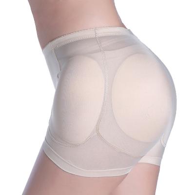 China Wholesale Antibacterial Women's 4PCS Removable Padded Panties Enhancer Pads Lift Up Butt Lifter Panties Hip Shaper Underwear for sale