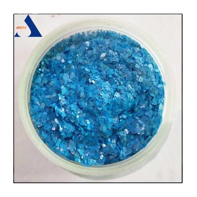 China Color Mica Flakes for Epoxy Floor Dyed Mica Flakes for Home Floor Paint for sale