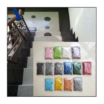 China Epoxy Mica Flakes Price 25kg/Bag Dyed Color Mica Supplier for sale