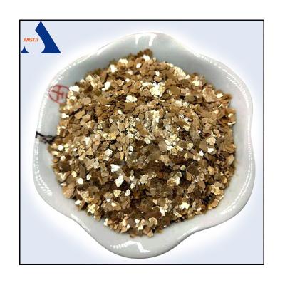 China 35Year Mica Factory Supply Calcined Gold Mica Flakes for sale