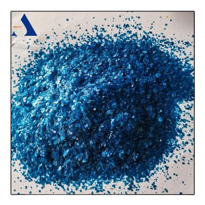 China 1-3mm Blue Mica Flakes for Epoxy Floor Coating for sale