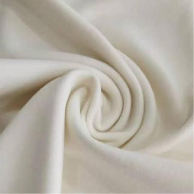 China Hot Sale High Quality Cheap Stentch Tear-Resistant Knitted Fabric 290GSM Polyester DE Velvet P/D Fabric For Coats for sale