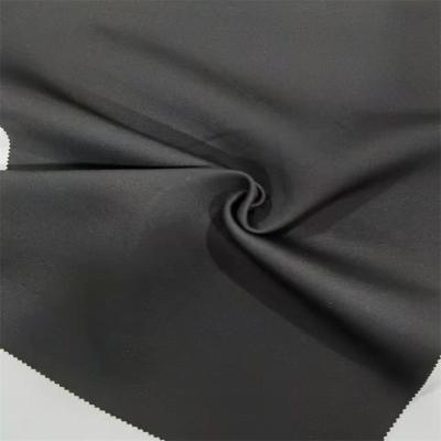 China High Quality Anti Pill Best Seller Stretch Knitting Black 350GSM Rayon Polyester Double Faced Scuba For Garments for sale