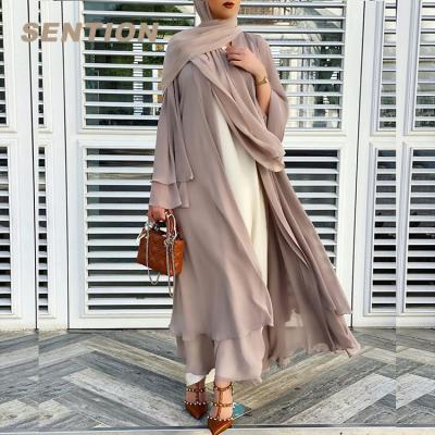 China Long sleeve dress muslim modern jalabiya kaftan jubah skirt women ladies long maxi dress fashionable islamic muslim dress dubai abaya middle east clothing long for sale