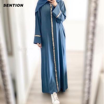 China Dubai Muslim Dress Long Sleeve Robe Wholesalers Women Muslim Women Maxi Dress Islamic Clothing Long Abaya for sale