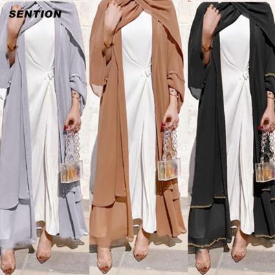 China Long Sleeve Muslim Dress New Arrival Abaya Dubai Muslim Clothing Sheath Long Middle East Islamic Muslim Women Dress For Ladies for sale