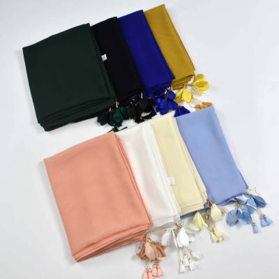 China Five-pointed Scarf Women's Simple Fashionable Fresh Chiffon Star Flower Malaysia Muslim Headscarf Headscarf for sale