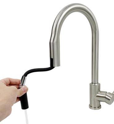 China Best Sense Faucets OEM Odm Quality Automatic Pull Down Kitchens Mixer Taps Swivel Kitchen Faucet for sale