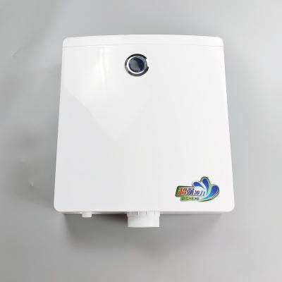 China Dual-flow No External Power Supply - New Energy-saving Smart Sensor Plastic Water Tank With 2 Button Toilet Water Tank for sale