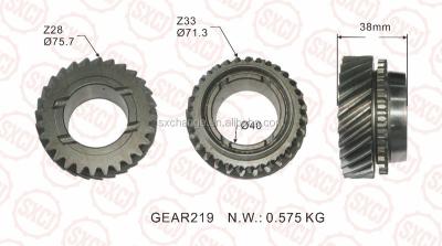 China 20CrMnTi TOYOTA Transmission Gear 33034-27010 FOR HIACE -- 3rd Gear 33/28T for sale