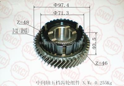 China 20CrMnTi TOYOTA Transmission Gear 33318-35030 FOR HIACE -- 5th Counter Gear 46T/33-9T for sale