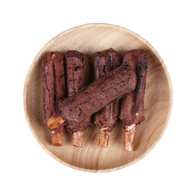 China Good Quality Viable Chinese Pork Ribs Molar Stick Chicken Duck Meat Training Dog Reward Dog Snacks for sale