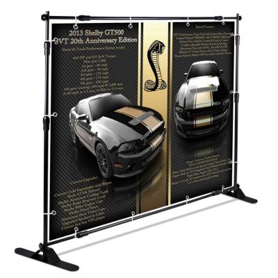 China Aluminum Freestanding Display Banner Stand Advertising Backdrop for sale