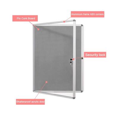 China Aluminum Aluminum Profile Flange Aluminum Snap Frames Information Board for sale