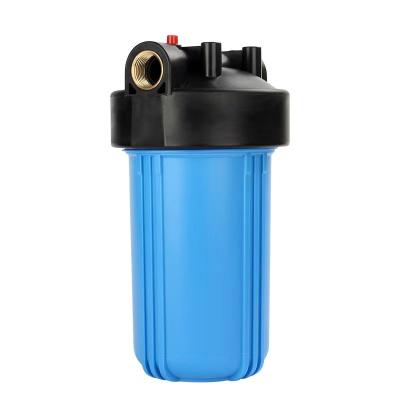 China Big Blue Hotel 10 Inch Household Water Filter Single Stage Prefiltration Jumbo for sale