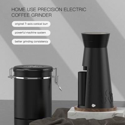 China Sustainable Handmade Portable Commercial Large Capacity Portable Electric Coffee Bean Coffee Grinder Electric for sale