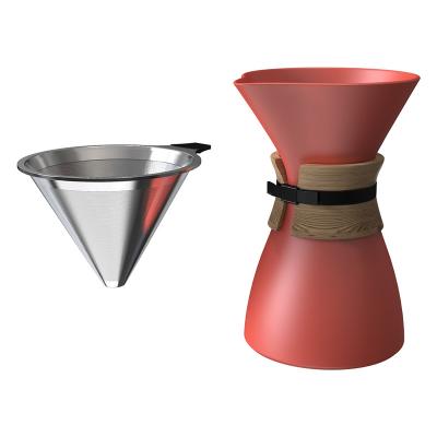 China Sustainable New Design Brand New Design Ceramic Coffee Filter V60 Ceramic Dripper Pour Over Coffee Maker for sale