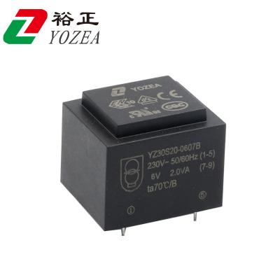 China Low loss 2.0 VA E-I 30 230V electrical input transformers 12 0 12 for sale