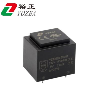 China Stable EI30/23, 2.8w 220v 25v 24v 12v POWER SUPPLY AC Transformer Class 2 Transformer for sale