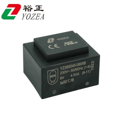 China Long Life 3.2VA E-I 38 Low Frequency Transformer 220 12 Volt Transformer for sale