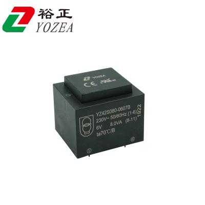 China Industrial Power Supplies Mini Size Step Down 380 Isolation Transformer 48V EI42 Power 8VA for sale