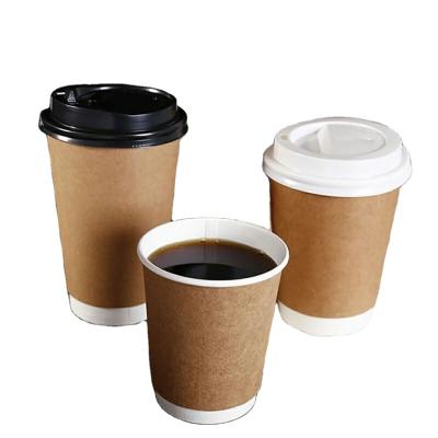 China Eco Friendly Double Wall Coffee Deli Recyclable Disposable Paper Cups Logo Printing Paper Cups For Hot Drinks for sale