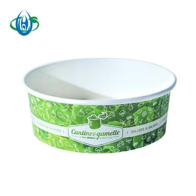 China Biodegradable Custom Disposable Paper Bowl Takeaway Recyclable Salad Box Soup Salad Bowl Paper Container Wrapping Paper Bowl for sale