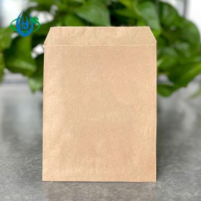 China Recyclable Wholesale Cheap Food Packaging Brown Kraft Paper Bag Accept Custom Greaseproof Food for sale