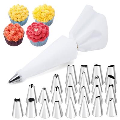 China Baking Tools and Cake Decorating Kit Stainless Steel Piping Tip Dessert Cake Decorating Supplies Baking and Pastry Nozzle Tools Baking Tools and Cake Decorating Kit for sale