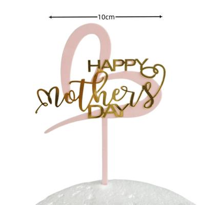 China 2023 Birthday Wedding Party Festival Decoration Cake Topper For Mothers Day Party Cake Decoration Birthday Party Suppliers Mothers Day Cake Toppers for sale