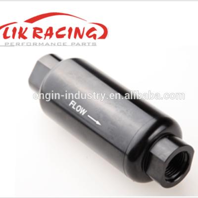 China Universal AN-10 AN10 Billet High Flow Black Anodized Magnetic Fuel Filter 100 Micron for sale