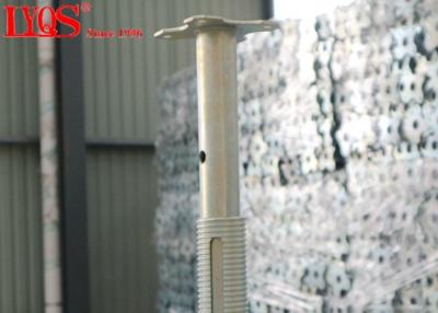 China Heavy Duty Adjustable Steel Shoring Posts Galvanization Surface L Shaped for sale