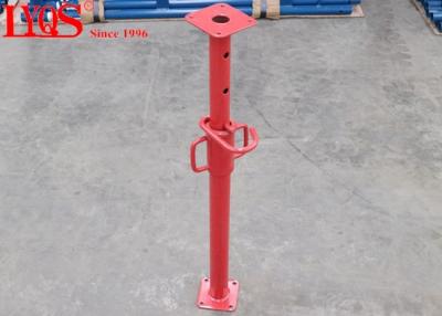 China High Strength Adjustable Shoring Posts Anti - Rust With Red Coating for sale