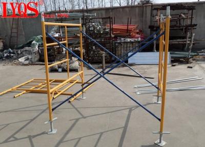 China Durable Steel Tubular Scaffolding Ladder Frame For High Rise Building Construction for sale