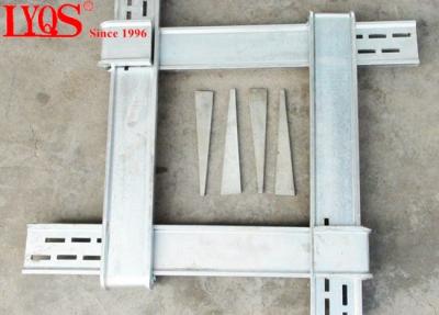 China Steel Column Form Clamps Adjustable 8.2ft -9.8ft With Silver Galvanized Surface for sale