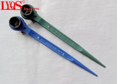 China High Strength Scaffold Ratchet Wrench , Reversible Ratchet Podger Spanners for sale