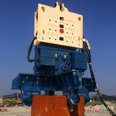 China YZ230 Pile Hydraulic Pile Vibrator Casing Vibratory Hammer For Crane for sale